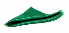                                              Krawat szatén díszzsebkendő - Fűzöld 