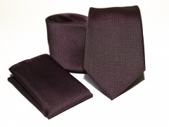    Prémium nyakkendő szett - Lilásbordó Szettek