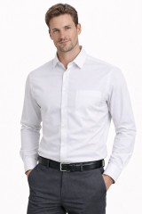             Newsmen h.u normál ing - Fehér Normál fazon