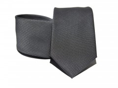    Prémium nyakkendő - Sötétszürke Aprómintás nyakkendő