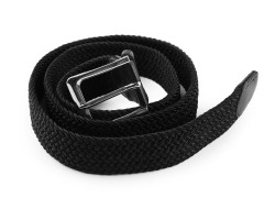          Unisex fonott elasztikus öv - Fekete Női táska, pénztárca, öv