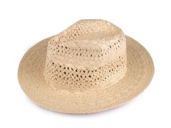       Nyári szalma kalap unisex - Drapp Női kalap, sapka