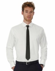                B&C elasztikus h.u slim ing - Fehér Egyszínű ing