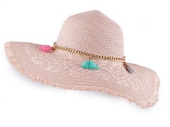       Női nyári szalmakalap - Púder Női kalap, sapka
