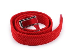          Unisex fonott elasztikus öv - Piros Női táska, pénztárca, öv