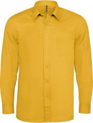 Férfi h.u comfort fitt ing - Sárga Egyszínű ing