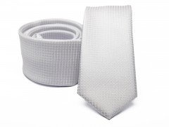    Prémium slim nyakkendő - Fehér Nyakkendők esküvőre
