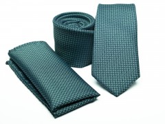    Prémium slim nyakkendő szett - Zöld Nyakkendők esküvőre