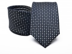        Prémium selyem nyakkendő - Fekete mintás Selyem nyakkendők
