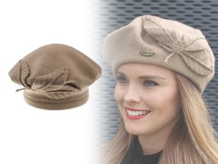 Női baret Tonak 100% gyapjú Női kalap, sapka