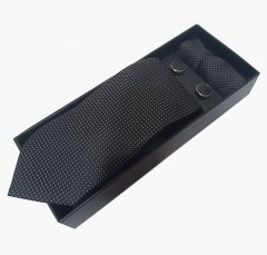   NM nyakkendő szett - Fekete aprómintás Nyakkendők