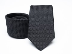        Prémium selyem nyakkendő - Fekete Aprómintás nyakkendő