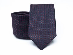 Prémium nyakkendő - Kék-piros pöttyös Aprómintás nyakkendő
