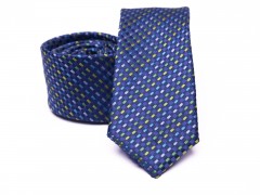 Prémium slim nyakkendő - Kék csíkos Csíkos nyakkendő