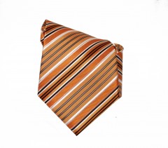                       NM classic nyakkendő - Fekete-narancs csíkos 