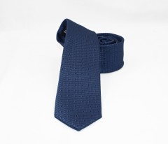   NM szövött slim nyakkendő - Sötétkék Egyszínű nyakkendő