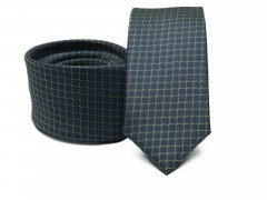 Prémium slim nyakkendő - Zöld kockás Kockás nyakkendők