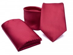    Prémium nyakkendő szett - Meggypiros  Nyakkendők esküvőre