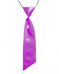            Női szatén gumis nyakkendő - Lila Női nyakkendők, csokornyakkendő