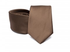    Prémium nyakkendő - Barna Egyszínű nyakkendő