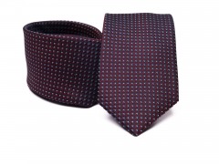        Prémium selyem nyakkendő - Sötétbarna aprómintás Aprómintás nyakkendő