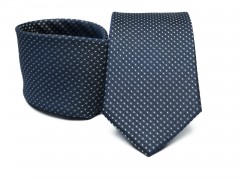        Prémium selyem nyakkendő - Sötétkék aprómintás Aprómintás nyakkendő