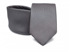        Prémium selyem nyakkendő - Szürke aprómintás 