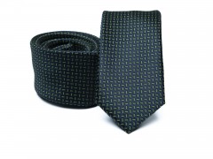    Prémium slim nyakkendő - Kék aprómintás 