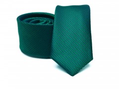    Prémium slim nyakkendő - Zöld aprómintás 