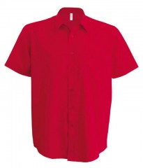 ACE férfi r.u comfort fitt ing - Piros Egyszínű ing