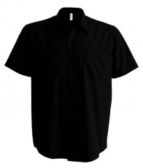 ACE férfi r.u comfort fitt ing - Fekete Rövidujjú ing