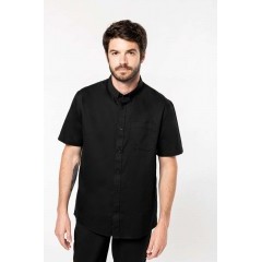 Comfort fitt r.u férfi ing -  Fekete Rövidujjú ing
