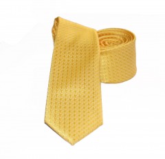               Goldenland slim nyakkendő - Napsárga Egyszínű nyakkendő
