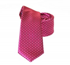               Goldenland slim nyakkendő - Pink aprópöttyös 