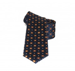               Goldenland slim nyakkendő - Kék-sárga mintás Mintás nyakkendők