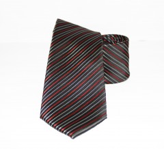                      Goldenland  nyakkendő - Bordó-szürke csíkos 