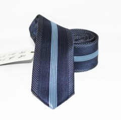                    NM slim szövött nyakkendő - Kék csíkos 