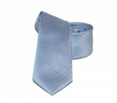                    NM slim szövött nyakkendő - Világoskék csíkos Csíkos nyakkendő