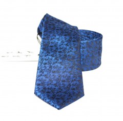                    NM slim szövött nyakkendő - Kék mintás Mintás nyakkendők