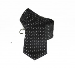                    NM slim szövött nyakkendő - Fekete aprómintás Aprómintás nyakkendő