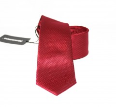                    NM slim szövött nyakkendő - Piros Egyszínű nyakkendő