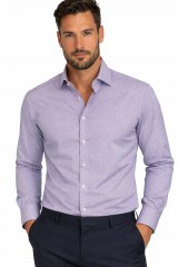             NM h.u slim elasztikus ing - Bordó mintás Mintás ing