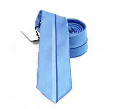                    NM slim szövött nyakkendő - Égszínkék csíkos Csíkos nyakkendő