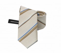                       NM normál nyakkendő - Drapp csíkos 