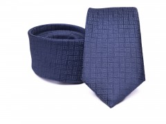        Prémium selyem nyakkendő - Kék kockás 
