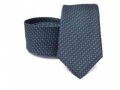        Prémium selyem nyakkendő - Türkízzöld aprómintás Aprómintás nyakkendő