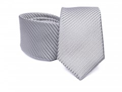        Prémium selyem nyakkendő - Ezüst aprópöttyös 