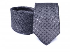         Prémium selyem nyakkendő - Szürke aprómintás Selyem nyakkendők