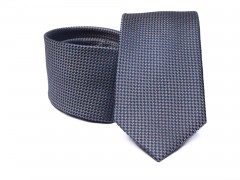        Prémium selyem nyakkendő - Kékesszürke aprómintás Selyem nyakkendők
