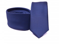    Prémium slim nyakkendő -  Királykék aprómintás Aprómintás nyakkendő